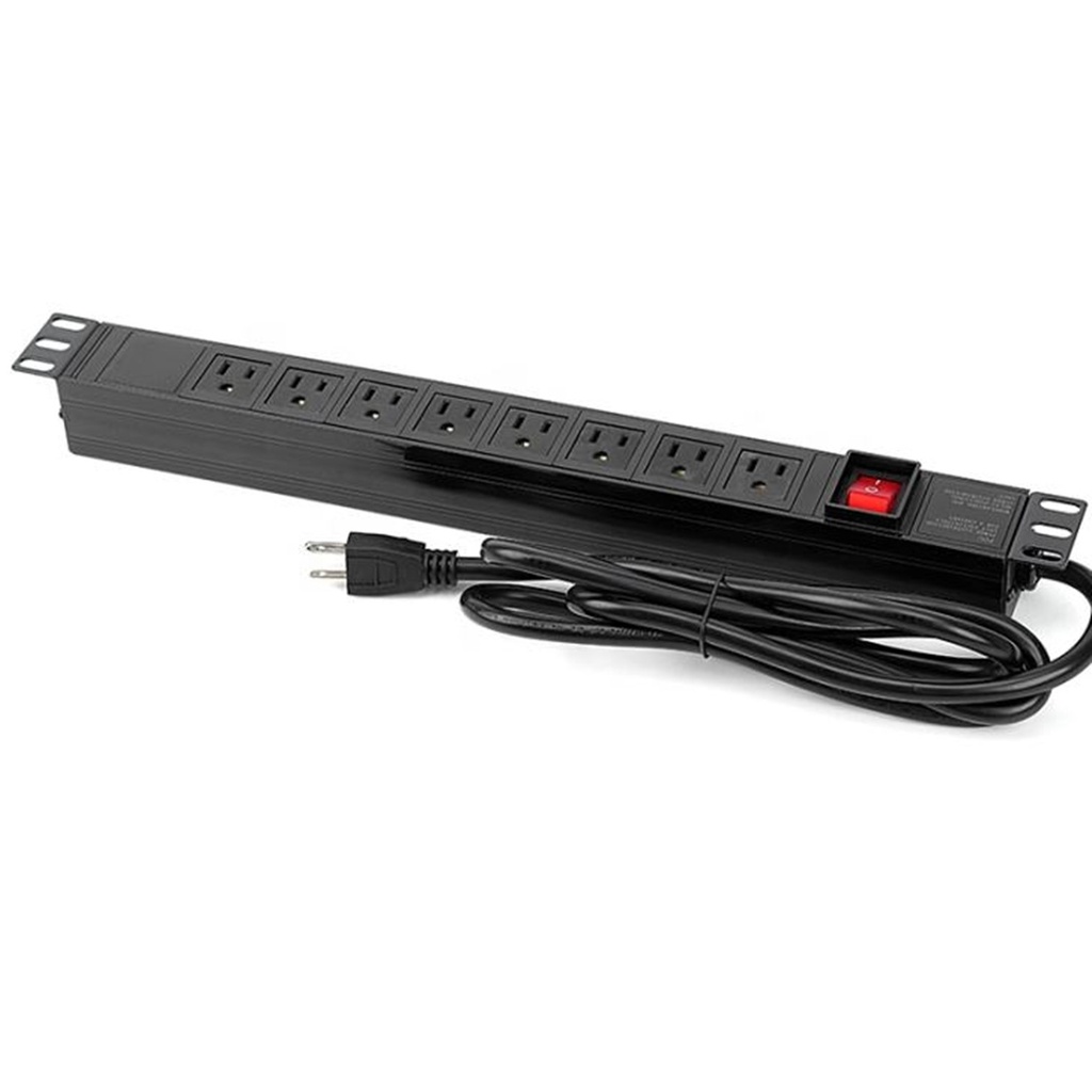 REGLETA P/RACK PDU 8 TOMAS 110V